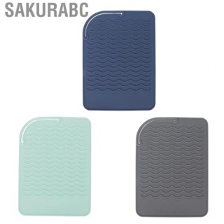 Sakurabc Heat Insulation Silicone Mat Corrugated Pattern  Skid Flexible High Temperat