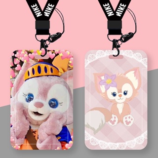 【1】กระเป๋าใส่บัตร Pvc ลายการ์ตูน LinaBell น่ารัก พร้อมสายคล้อง เครื่องเขียน สําหรับเด็กนักเรียน