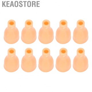 Keaostore Hearing Stethoscope Accesssory  Silicone 10pcs Portable Safe Tube Adapter for Staff Home