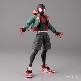 พร้อมส่ง โมเดลฟิกเกอร์ Marvel SHF Spider-Man Parallel Universe 2 Horizontal Universe Miles ขยับได้ บรรจุกล่อง 24 ชั่วโมง