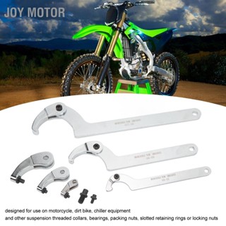 JOY Motor 8 ชิ้นประแจตะขอแบบปรับได้ 35-120 มม. C เบ็ดหัวกลมชุดประแจสำหรับจักรยานสกปรกรถจักรยานยนต์