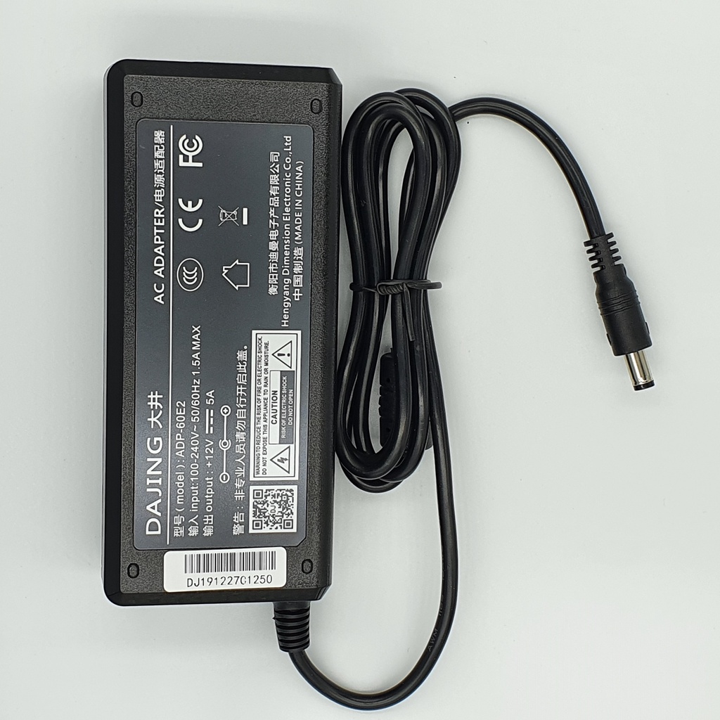12V5A/ADP-60E2 อะแดปเตอร์ตรวจสอบ Dajing itx เมนบอร์ด Mini Host Power Supply 3C CE pxb7