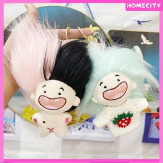 [พร้อม] 10cm Cotton Inflatable Doll 12 Constellations Funny Missing Teeth Cotton Doll Keychain Pendant Grab Doll Toys Portable Pendant