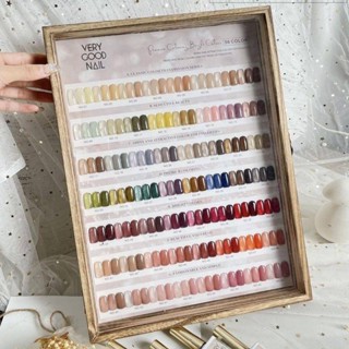 [พร้อมส่ง] กล่องยาทาเล็บ สีนู้ด ใส 56 สี สําหรับร้านทําเล็บ 2023