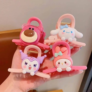 Hobby Sanrio Lotso กิ๊บติดผม ลายการ์ตูนหมีน่ารัก สตรอเบอร์รี่ ซินานาม่อนโรล คุโรมิ เมโลดี้ กิ๊บติดผม