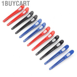 1buycart 12Pcs Professional Salon Duckbill Hair Clips Plastic Hair Sectioning Clips