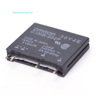 Loveoionia1 รีเลย์โซลิดสเตท PCB G3MB-202P 2A 250V 3-5VDC