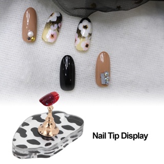 Enjoy Beauty Acrylic Nail Art Display Stand Portable Home Salon DIY Practice Tip Holder for Novice Artist