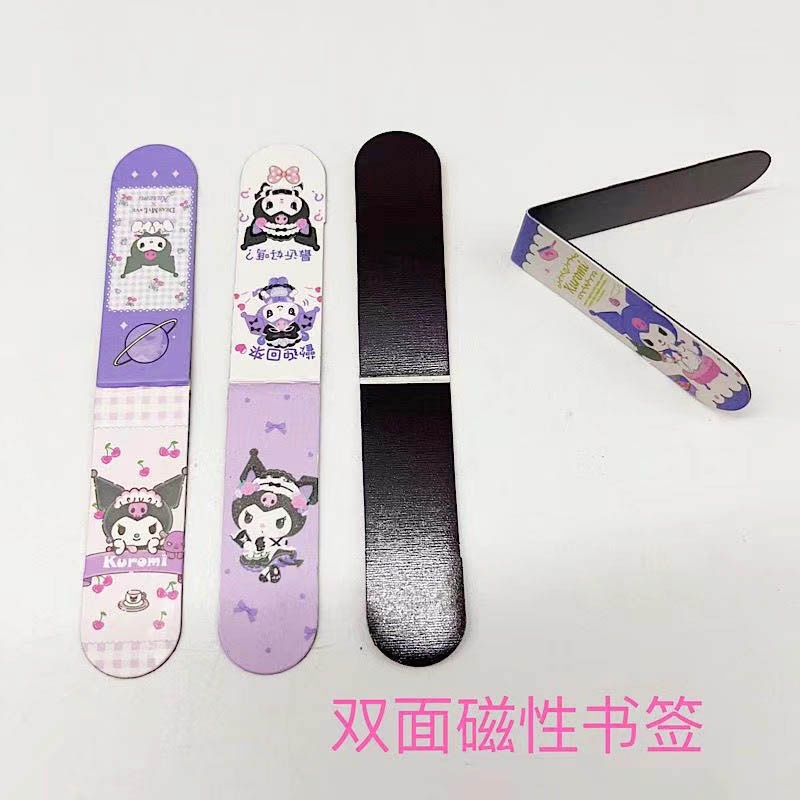 ที่คั่นหนังสือ แบบแม่เหล็ก ขนาดเล็ก ลายการ์ตูน แบบสร้างสรรค์ เครื่องเขียน สําหรับนักเรียน จํานวน 6 ชิ้น