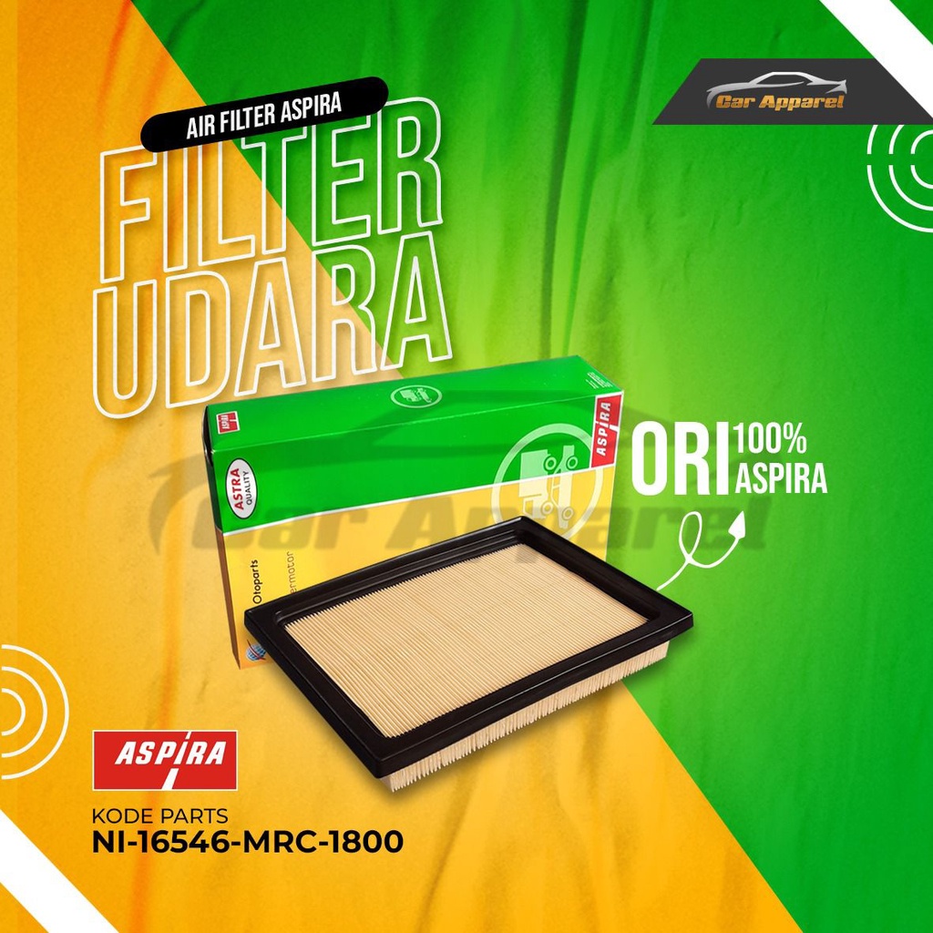 กรองอากาศ Aspira Nissan March NI-16546-MRC กรองอากาศ