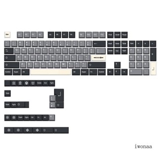 Iwo ปุ่มกดคีย์บอร์ด PBT 134 คีย์ 6 25U สําหรับคีย์บอร์ด Mechanical