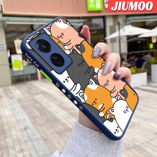 เคสโทรศัพท์มือถือ ซิลิโคนแข็ง บาง กันกระแทก ลายการ์ตูนแมวน่ารัก สําหรับ VIVO T1 5G T1 Pro S15E Iqoo Z6 Pro S9 S9e