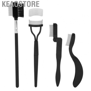 Keaostore Folding Eyebrow Comb Dense  Grooming Brush For Girls Women