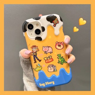 เคสโทรศัพท์มือถือแบบนิ่ม ใส กันกระแทก ลายไอศกรีม Toy Story 14promax 13pro 12 11 x xr xsmax 7plus 8 se