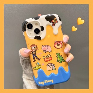 เคสโทรศัพท์มือถือแบบนิ่ม ใส กันกระแทก ลายไอศกรีม Toy Story 14promax 13pro 12 11 x xr xsmax 7plus 8 se