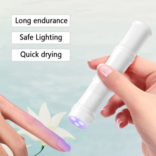 UV LED Curing Dryer Art Tool USB Rechargeable Gel Polish Nail Lamp 45s Timer