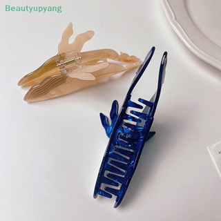 [Beautyupyang] กิ๊บติดผม รูปอุ้งเท้าปลาวาฬน่ารัก สีฟ้า สําหรับผู้หญิง