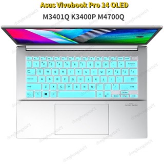 ฟิล์มป้องกันคีย์บอร์ด OLED สําหรับ Asus Vivobook Pro 14 M3401Q K3400P M4700 M4700Q N4700 M3400 Pro14X 14 นิ้ว 2021