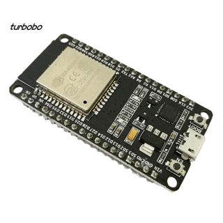 Turbobo ESP32 ESP32S WiFi โมดูลบอร์ดไมโครโปรเซสเซอร์ บลูทูธ เข้ากันได้กับ Dual-Core