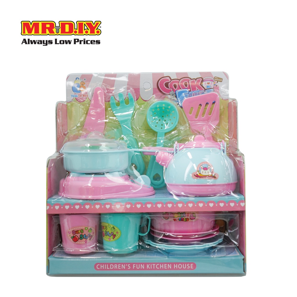 TONG LE HUI ของเล่นเครื่องครัว ชุดเครื่องครัวสำหรับเด็ก ชุด 18 ชิ้น