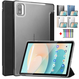 เคสแท็บเล็ต PC แข็ง แบบใส กันกระแทก พับได้สามทบ สําหรับ Blackview Tab 12 Pro 10.1 Blackview Tab 12 Tablet 10 1 นิ้ว