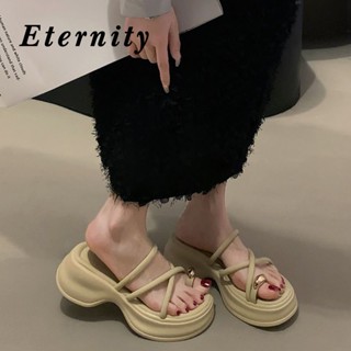 Eternity รองเท้าส้นสูง สบายๆ แฟชั่น ส้นหนา 2023 ใหม่ 62603 泰国促销价249