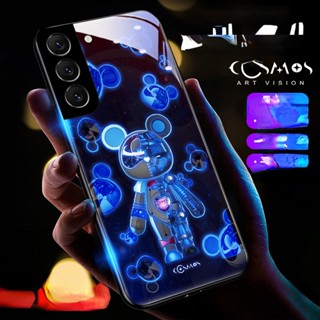 Mg เคสโทรศัพท์มือถือ LED ลายหมีภาษาอังกฤษ สําหรับ Huawei P30pro P50pro P40pro+ Honor50pro nova11pro mate50Pro 30Epro nova7se 8se mate40Pro HonorX7 X8 70Pro 02