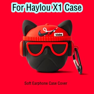 【ของแท้】เคสหูฟัง แบบนิ่ม กันกระแทก ลายการ์ตูน สําหรับ Haylou X1 X1