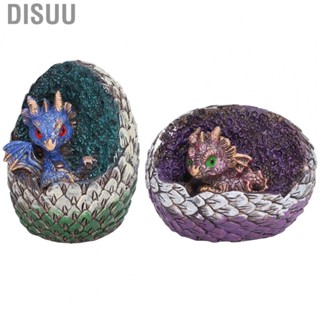 Disuu Dragon Figurines 2 Colors Egg for Office Bedroom