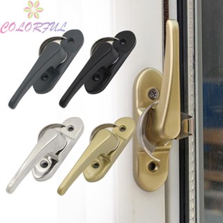 【COLORFUL】Windows Lock Anti-theft Crescent Lock Jammer Sash Push-pull Stainless Steel