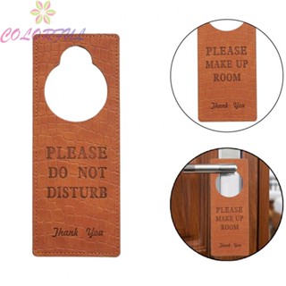 【COLORFUL】Door Sign Door Drcors Door Hanger Door Knobs Meeting Room Please Knock Signs