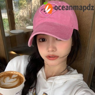 OCEANMAPDZ หมวกเบสบอล หมวกกันแดด อินเทรนด์ เรียบง่าย สไตล์ฮิปฮอป กลางแจ้ง สําหรับผู้ชาย และผู้หญิง สไตล์เกาหลี