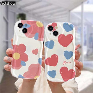 เคสโทรศัพท์มือถือแบบนิ่ม ลายดอกไม้ 3D ขอบโค้ง สีชมพู สําหรับ Realme C55 10 C30 C30S C11 2021 C21Y C31 C33 C35 C15 C21 C25 C20 C3 C12 C2 C25S 5S 5 5i 9i C17 7i C1 C25Y C2 C3i 6i C20A  Narzo 20 10 10A 20A 30A 50i 50A Prime