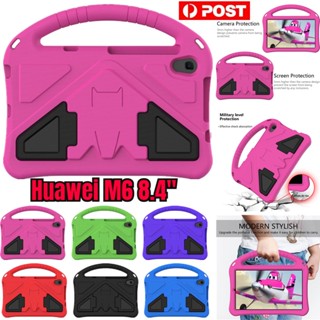 สําหรับ Huawei Mediapad M6 8.4 2019 เด็ก ปลอดภัย เคสโฟม ขาตั้ง ที่จับ
