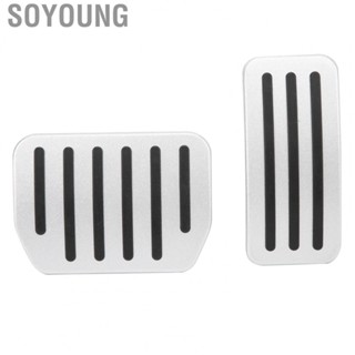 Soyoung Brake Accelerator Pedal Aluminium Alloy Car Accessories Replacement for Tesla Model 3 / Y