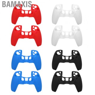 Bamaxis 2pcs Silicone Case Cover for PS5 Gamepad Dustproof Game Controller Skin Protective