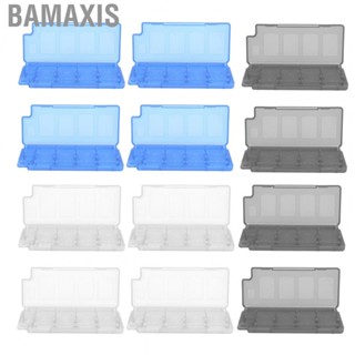 Bamaxis 4Pcs Game Card Case Storage Box with 8 in 1 Slot 2Pcs for Nintendo Switch