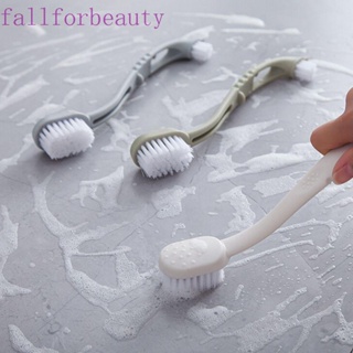 FALLFORBEAUTY แปรงทําความสะอาดรองเท้าผ้าใบ ด้ามจับยาว สําหรับใช้ในบ้าน