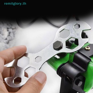 Remitglory 15 in 1 ชุดเครื่องมือประแจหกเหลี่ยม เหล็ก แบบพกพา สําหรับซ่อมแซมจักรยาน