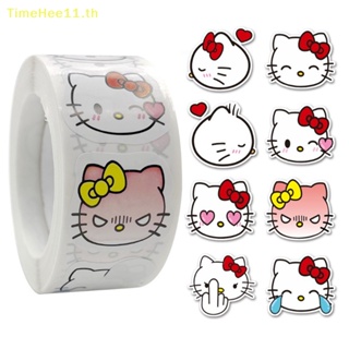 Timehee สติกเกอร์ ลาย Hello Kitty Pachacco กันน้ํา สําหรับตกแต่งสมุดไดอารี่ 500 ชิ้น