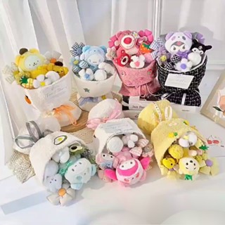 พร้อมส่ง ตุ๊กตาช่อดอกไม้ วันวาเลนไทน์น่ารัก ของขวัญวันเกิด สําหรับแม่ และเด็ก