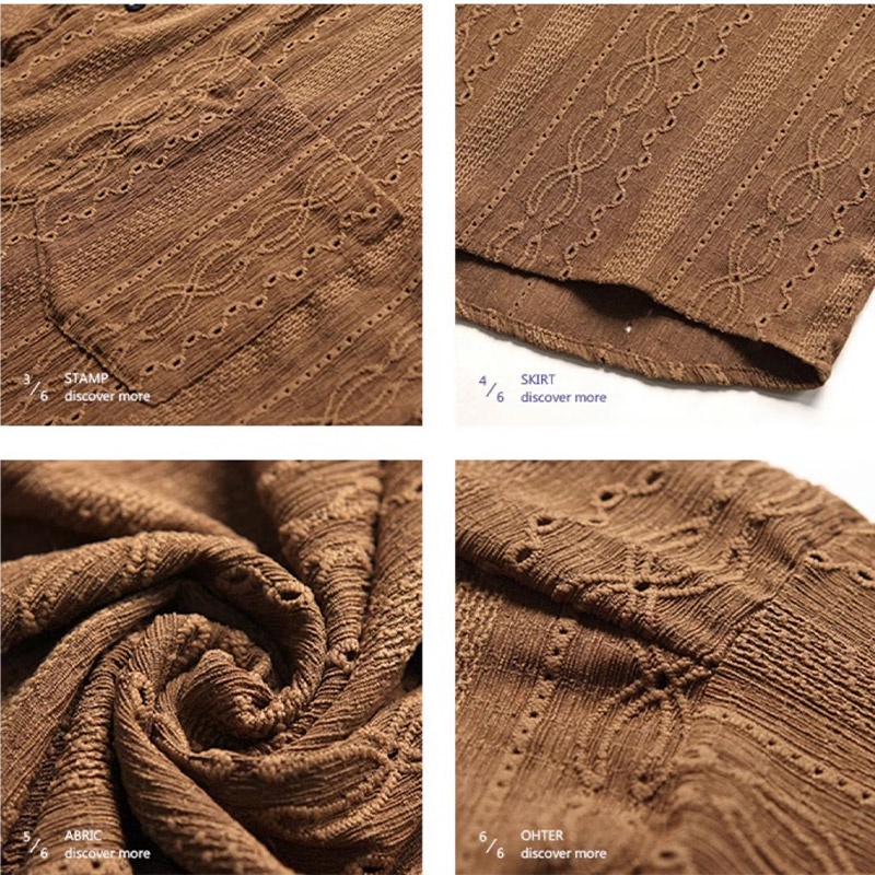 EERSHENSHI ใหม่เสื้อเชิ้ตหลวมสีทึบเรียบง่ายของผู้ชายกลวงเยาวชนแขนสั้นยอดนิยม