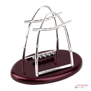 Hot NewtonS Cradle Steel Balance Ball ฟิสิกส์วิทยาศาสตร์ลูกตุ้มเดสก์ท็อปของขวัญเด็กของเล่นเพื่อการศึกษา [N/18]