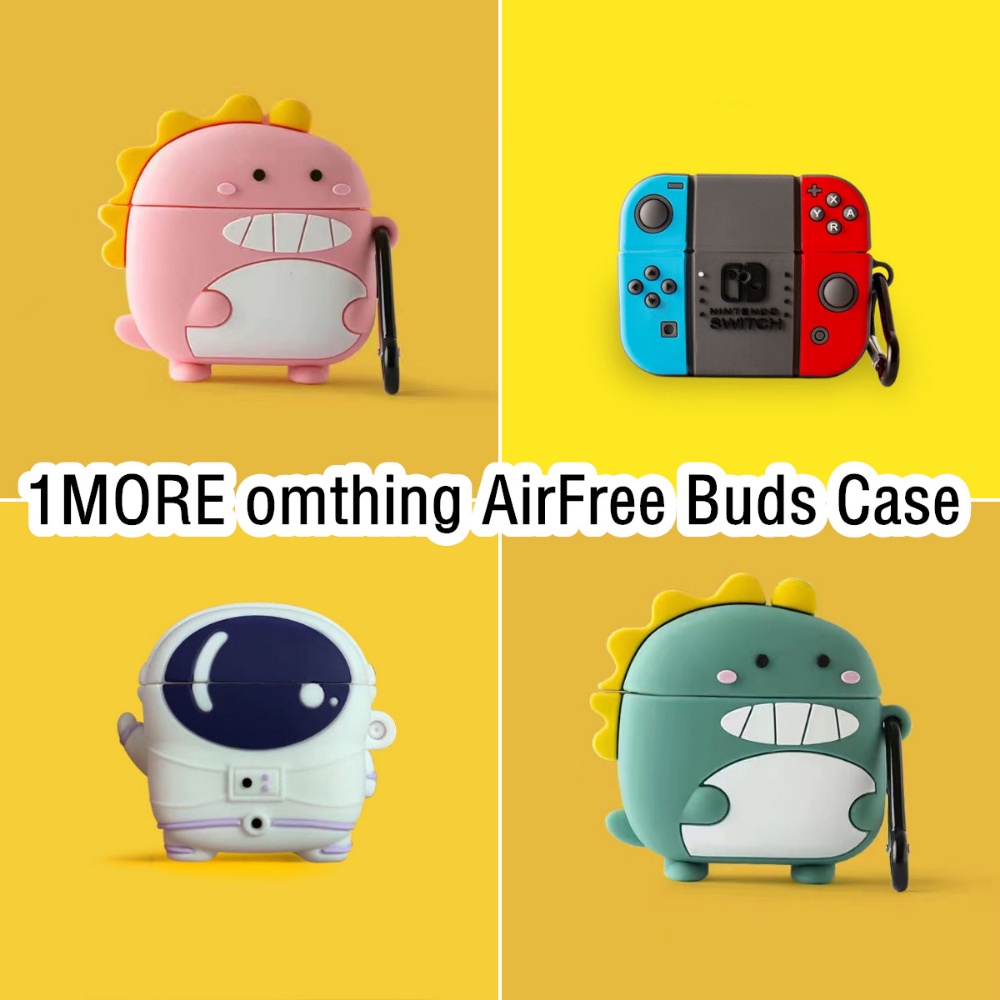 【Case Home】เคสหูฟัง แบบนิ่ม ลายการ์ตูน สําหรับ 1More Omthing AirFree Buds 1More Omthing AirFree EO00