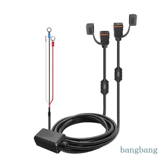 Bang รถจักรยานยนต์ USB PD ที่ชาร์จ ปลั๊กไฟ กันน้ํา เร็วขึ้น ชาร์จ PD