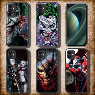 เคสโทรศัพท์ TPU แบบนิ่ม ลาย C196 squad Joker harley quinn สําหรับ iPhone SE 2020 12 Mini 13 Pro Max