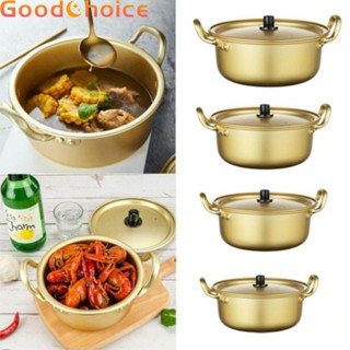 【Good】Korean Noodle Pot For cook instant noodles and ramen noodles over Aluminum Gold【Ready Stock】