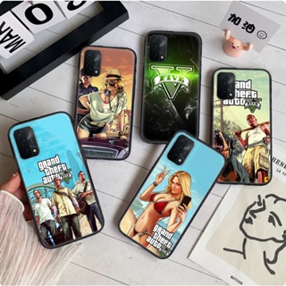 เคสนิ่ม ลาย rockstar Grand Theft Auto C169 สําหรับ OPPO F17 A74 A95 F19 Pro Find X3 Lite Neo R9 F1 Plus