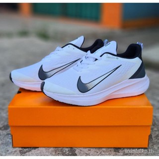 Nike winflo รองเท้าผ้าใบลําลอง สีขาว สําหรับผู้ชาย เหมาะกับการเล่นกีฬา