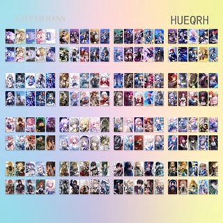 Hueqrh สติกเกอร์การ์ดรูปภาพ HD ลายเกม Honkai:Star Rail Different Roles สําหรับตกแต่งการ์ดรถบัส 10 ชิ้น ต่อชุด